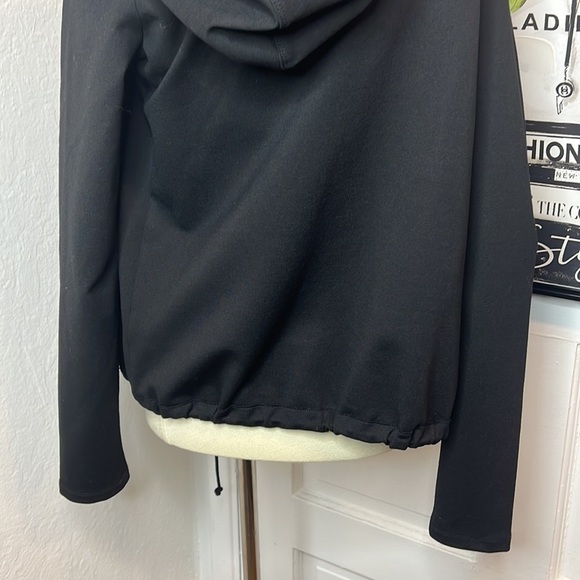 BLANKNYC Black Hooded Cotton Blend Jacket Size S - Picture 5 of 7